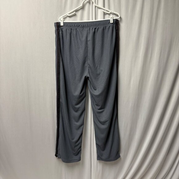 Energy Zone Mens Athletic Pants Size XL Gray Side Stripes Track Gym Casual Comfy - Picture 2 of 8